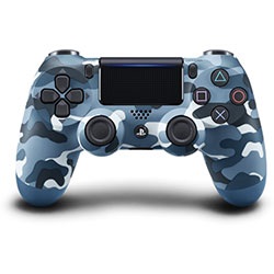 PS4 Control Dualshock 4 Camuflado Azul + Cable Carga Regalo 